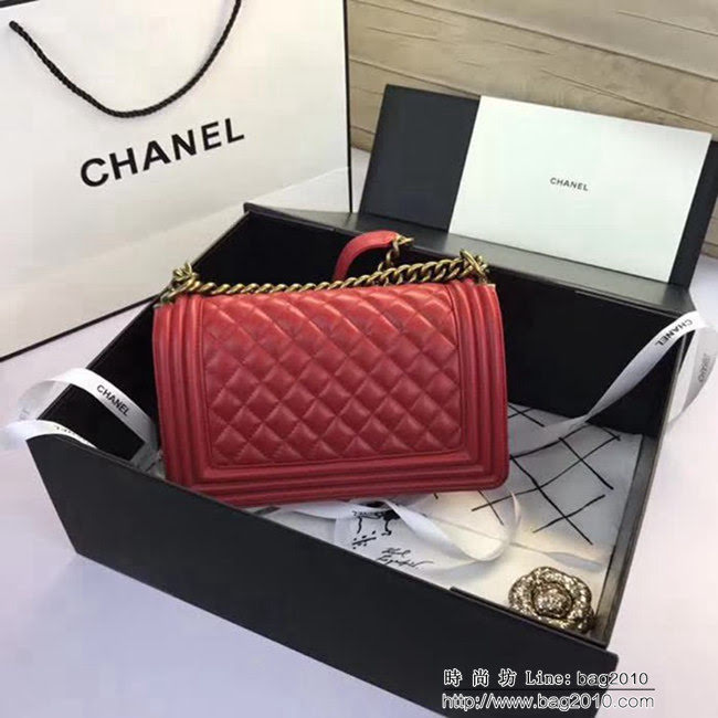 香奈兒CHANEL A67086菱格原版羊皮單肩斜挎鏈條包 DSC2087